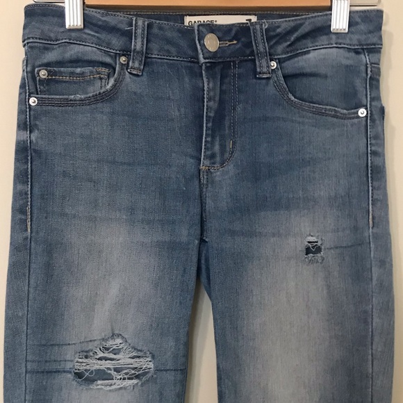 Garage Blue Ripped Skinny Jean - Picture 3 of 4